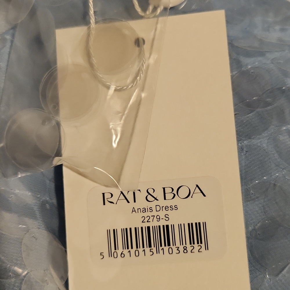 Rat & Boa Light Blue Sequin Maxi Dress - Picture 13 of 13